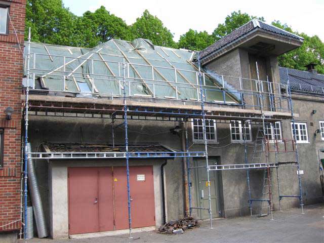 Zimmerei Peukert in Albrechtshain, Norges Veterinärhogskole Osla Norwegen Wiederaufbau